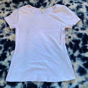 Large, white fitted shirt